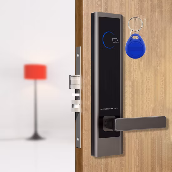 High Security Electronic RF Card Smart Hotel Door Lock System