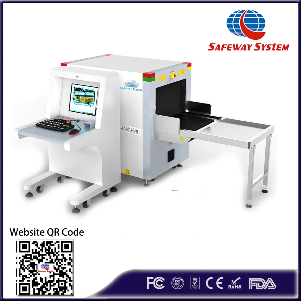 China 6040 Xray Baggage Scanner X-ray Inspection System Scanner with Best Wholesale Price